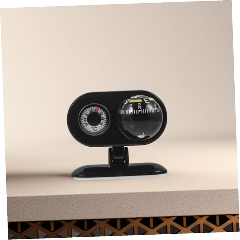 2Pcs Car Compass Thermometer Ball Dashboard Mount for Truck Boat Marine Outdoor Use - Image 5